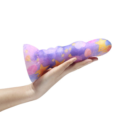 Farbenfroher rosa Dildo, Analsexspielzeug für Frauen – realistischer Silikondildo, Buttplug, Prostatamassager