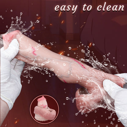 Realistic Fantasy Dog Knot Cock Sleeve - Penis Extender & Girth Enhancer for Beastly Pleasure