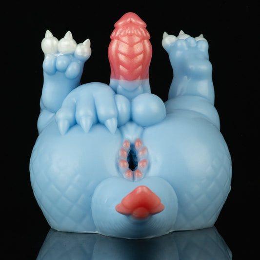 Torse fantastique 2-en-1 Azure Dragon — Godemichet écailles de dragon et Chatte de poche Alien par Domlust