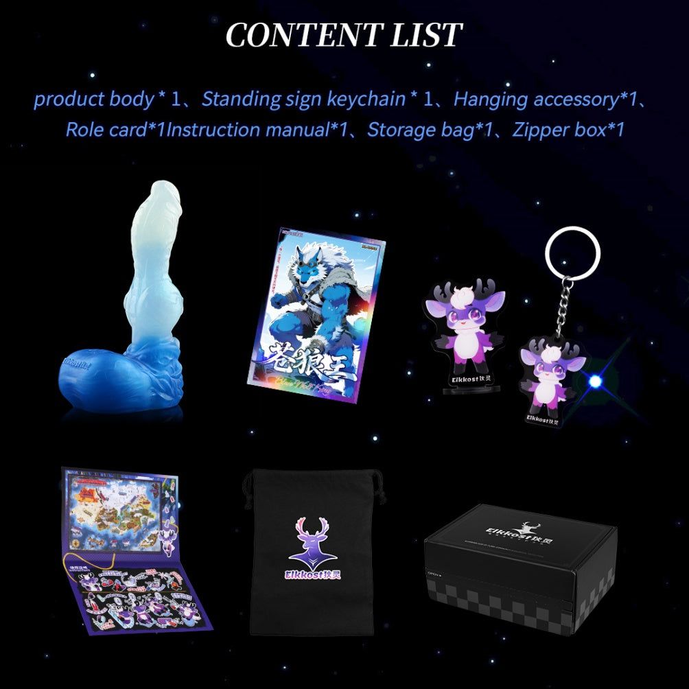 Monster Dog Fantasy Knot Dildo with Suction Cup - Glass Silicone Female Locking Knot Inflatable Masturbation Toy