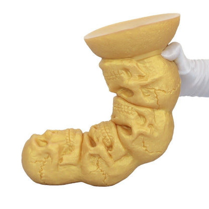Fantasy Skull Analkugeln Silikondildo mit Saugnapf - Weibliches Vaginalfisting-Expansions-Masturbationsspielzeug