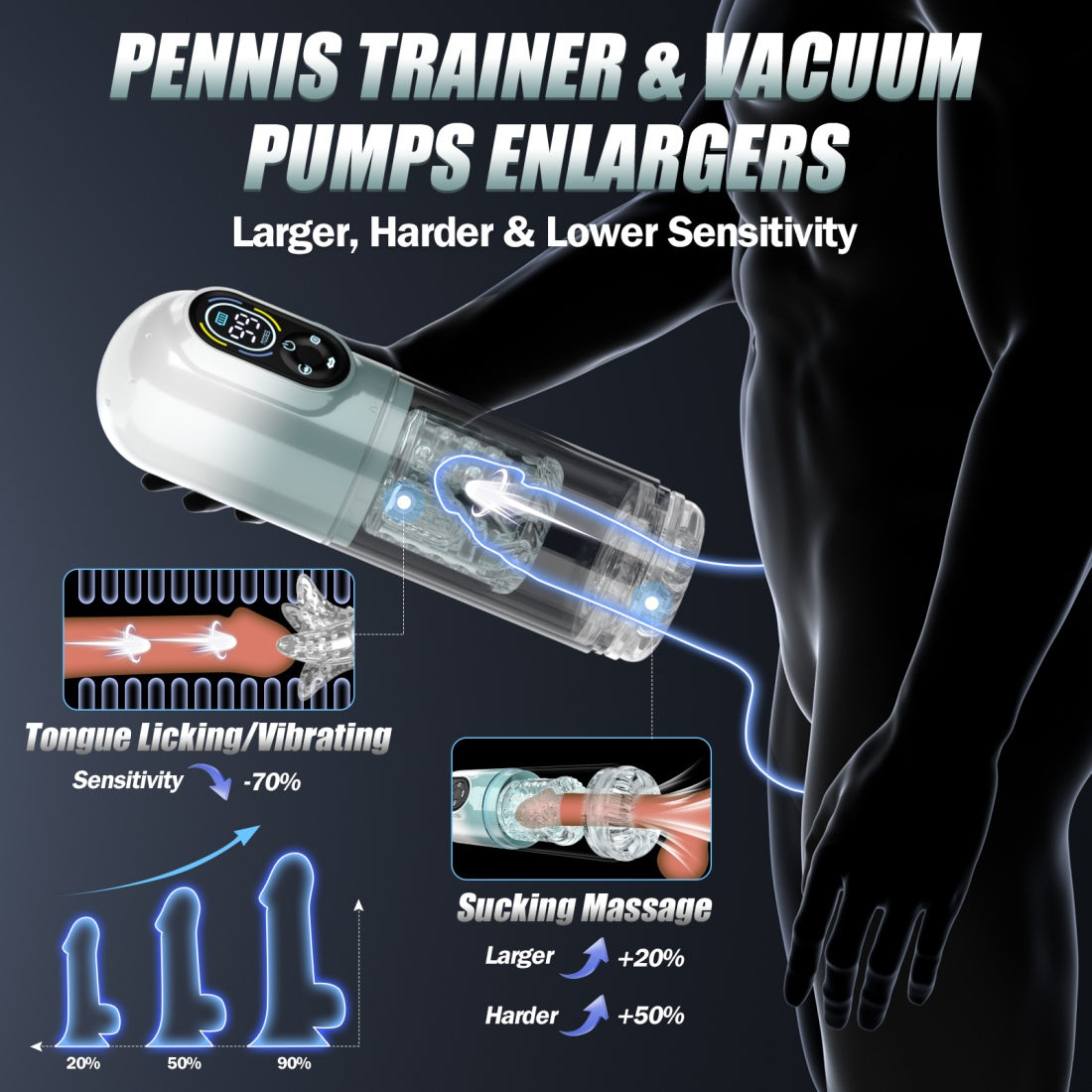 Multi-Function Vibrating Blowjob Cup – Electric Sucking & Licking Masturbator for Men