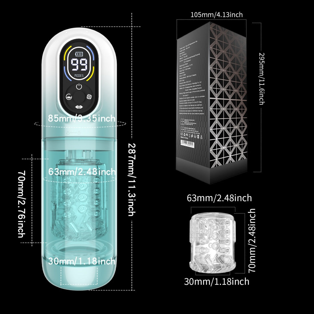 Multi-Function Vibrating Blowjob Cup – Electric Sucking & Licking Masturbator for Men