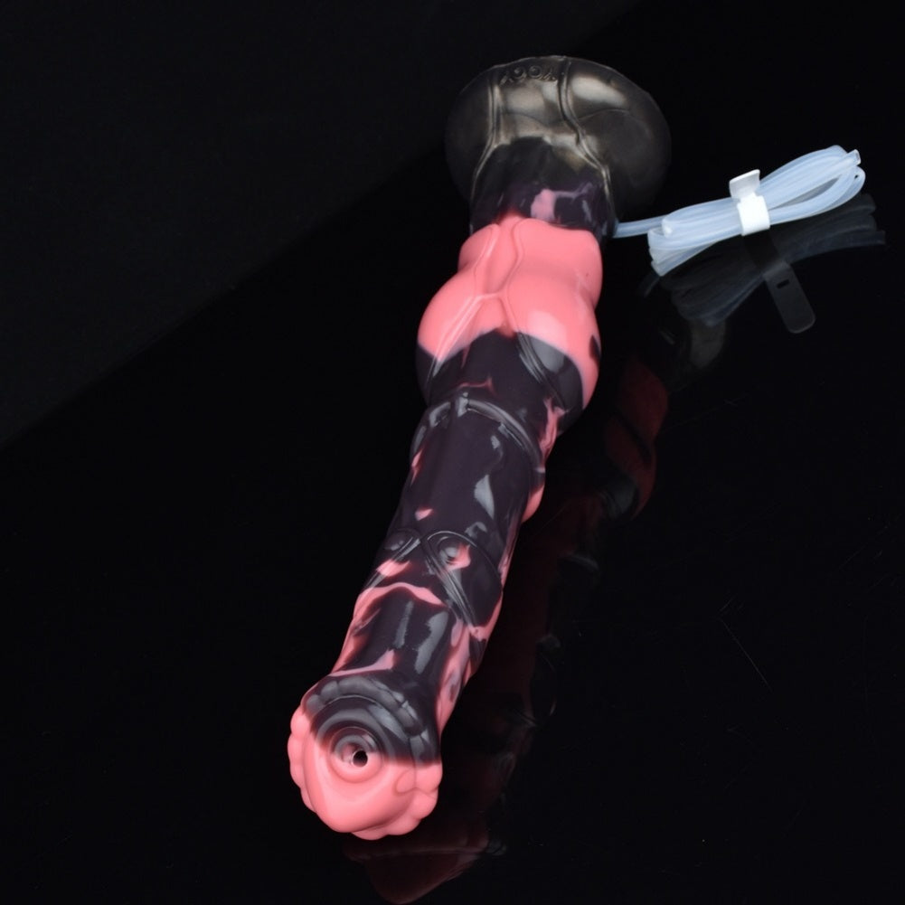 Monster Horse Cock Silicone Suction Cup Dildo-Squirting Fantasy Toy with Knot for Women's Orgasmic Massage