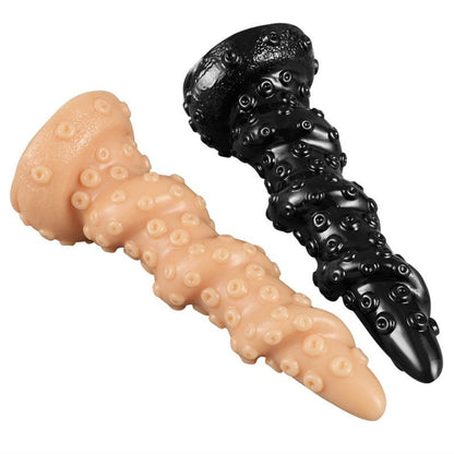 Monster Tentacle Fantasy Silicone Dildo – Spiral G-Spot Orgasmic Massage Sex Toys for Women