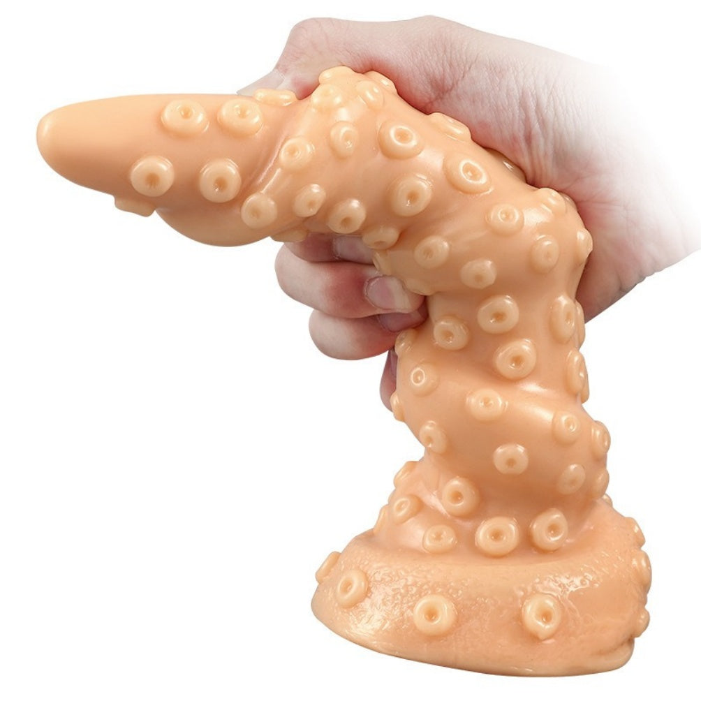Monster Tentacle Fantasy Silicone Dildo – Spiral G-Spot Orgasmic Massage Sex Toys for Women