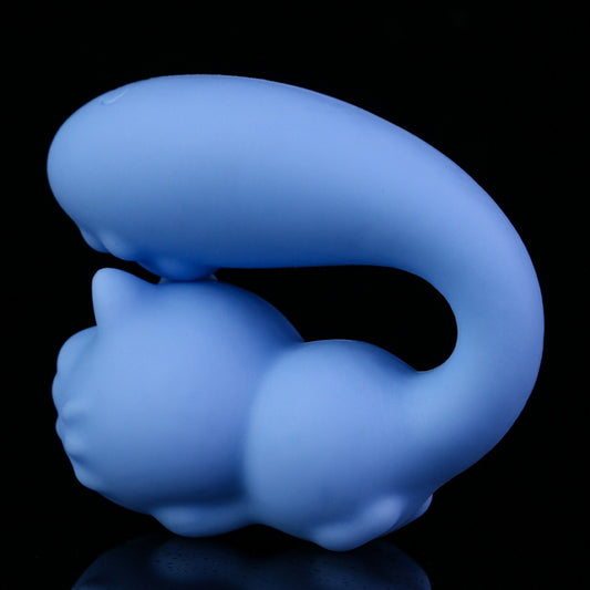 Gemini a déclaré que le vibromasseur point G en silicone médical en forme de chat « Mimi » était un cadeau de massage orgasmique pour les femmes se masturbant.