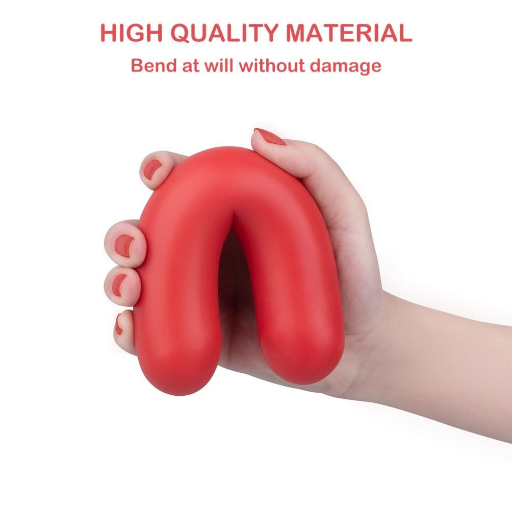 Fantasy Hot Dog Sausage Dildo-Discreet Silicone Sex Toys for Female Vaginal Masturbation