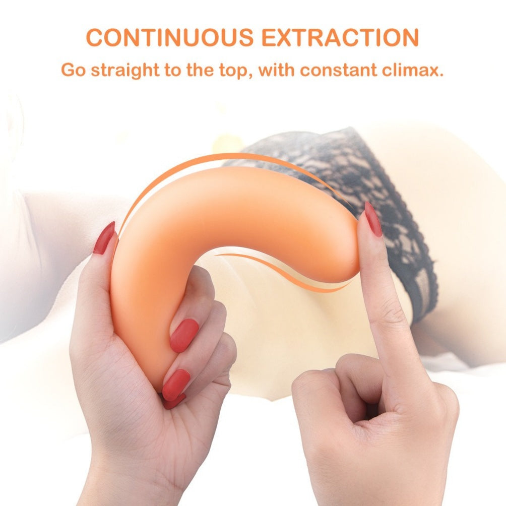 Fantasy Hot Dog Sausage Dildo-Discreet Silicone Sex Toys for Female Vaginal Masturbation