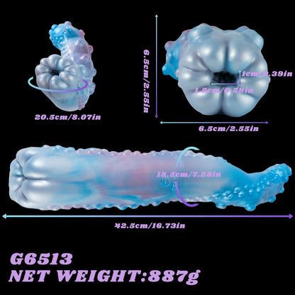 Deep Sea Bubble Color Fantasy Sex Doll – Cross-Species Silicone Pocket Pussy