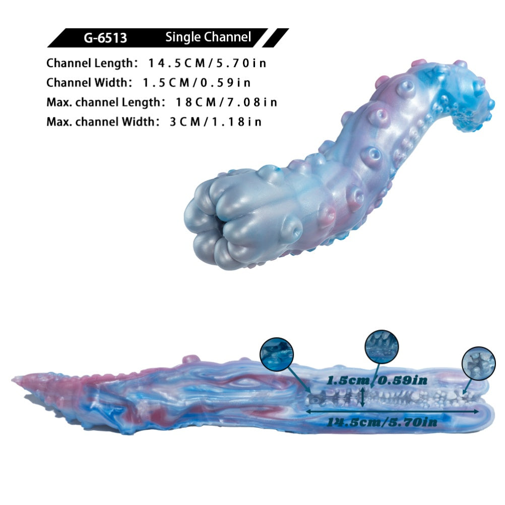 Deep Sea Bubble Color Fantasy Sex Doll – Cross-Species Silicone Pocket Pussy