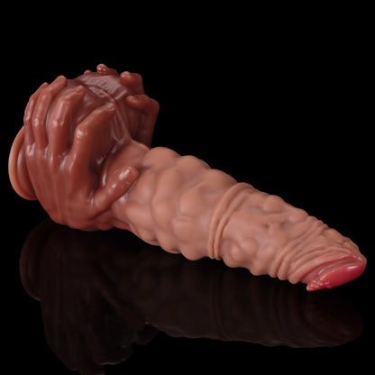 Fantasy Big Giant Silicone Dildo – Huge Testicle Extreme Vaginal Fetish Women Masturbator