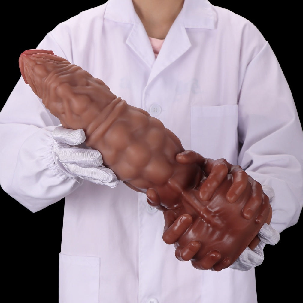 Fantasy Big Giant Silicone Dildo – Huge Testicle Extreme Vaginal Fetish Women Masturbator