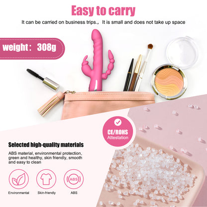 Rabbit-Klit-Stimulator, Analkugeln, stoßender Dildo, G-Punkt-Vibrator – Domust 3-in-1-Analsexspielzeug