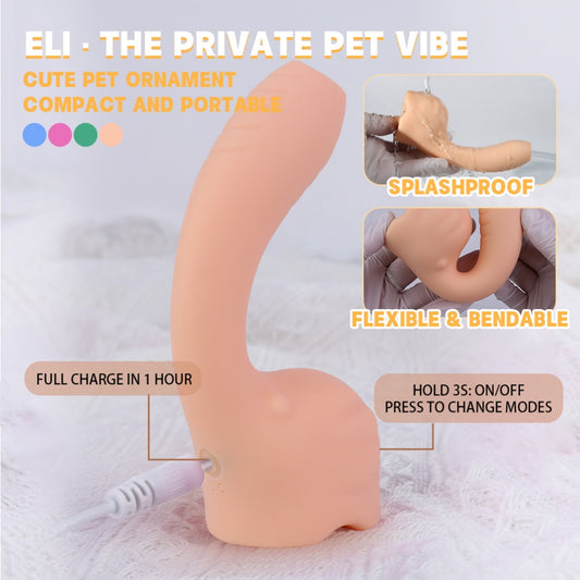 Vibromasseur en silicone ELI Elephant - Massage orgasmique et stimulation du point G pour la masturbation féminine