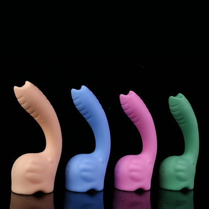 ELI Elephant Silicone Wand Vibrator-Orgasmic Massage & G-Spot Sex Toy for Women Masturbating