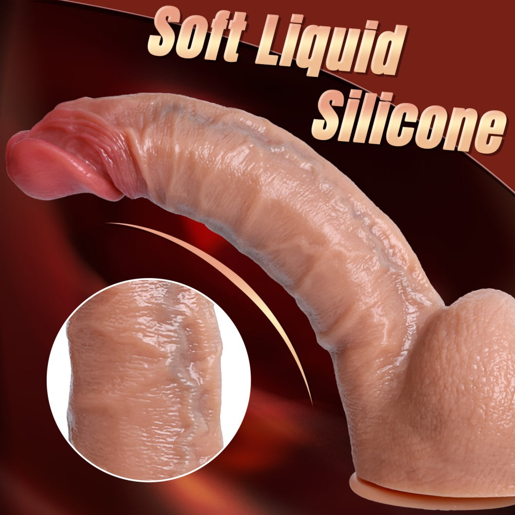 Godemiché en silicone hyperréaliste avec ventouse - AGU Spot Specialist, sextoys pour massage orgasmique