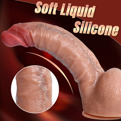 Godemiché en silicone hyperréaliste avec ventouse - AGU Spot Specialist, sextoys pour massage orgasmique