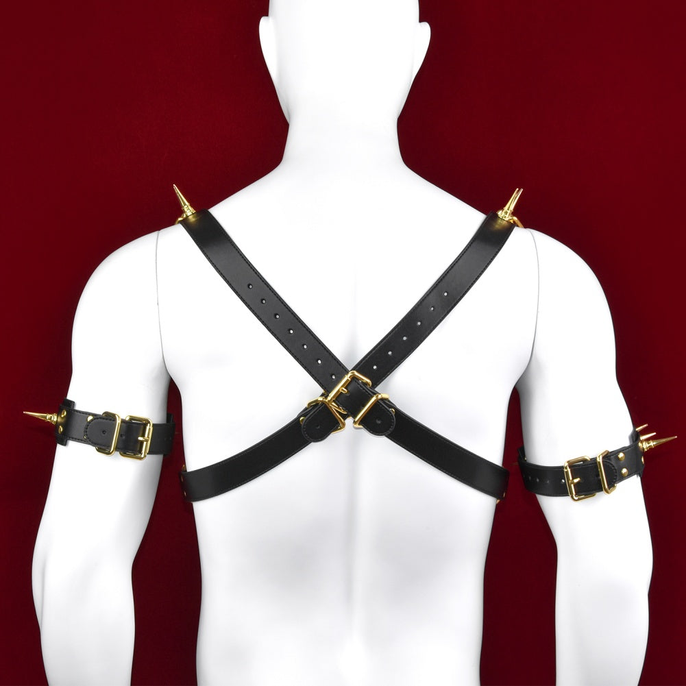 Bondage-Korsett mit Lederoberteil Bettie – Strap-on-BDSM-Trainingsspielzeug für Männer