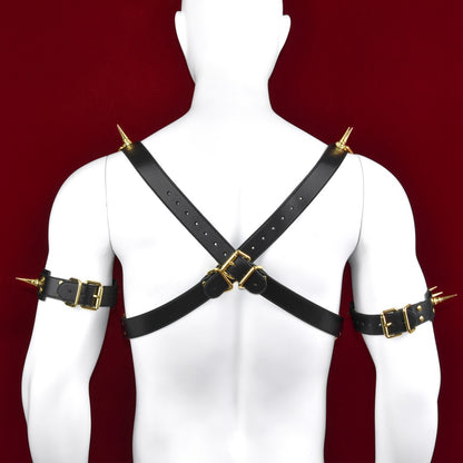 Bondage-Korsett mit Lederoberteil Bettie – Strap-on-BDSM-Trainingsspielzeug für Männer