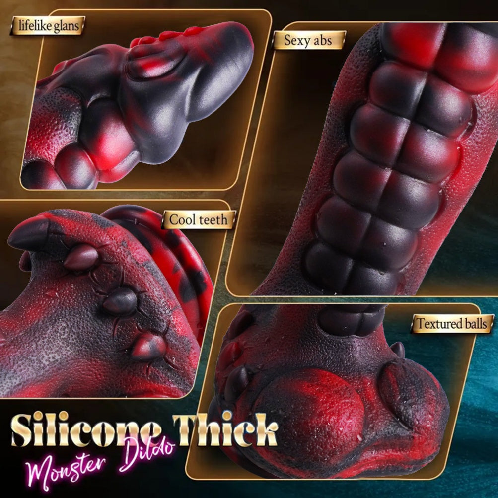 5-in-1 Heating & Thrusting Fantasy Dragon Dildo with Remote – The Ultimate Monster Sex Experience