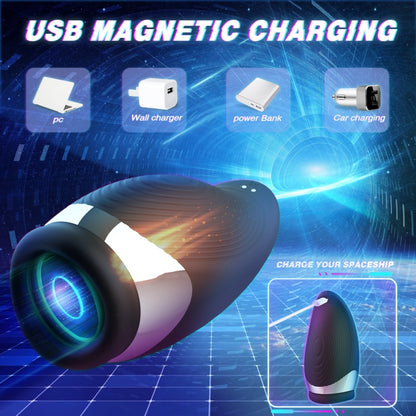 Vibrating Penis Massage Blowjob Masturbator - Smart Constant Temperature Heated Male Fleshlight