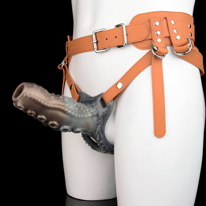 Wearable Bionic Tentacle Penis Sleeve - Silicone Cock Extender & Girth Enhancer