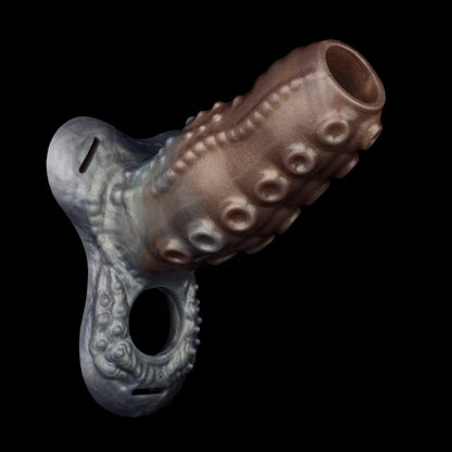 Wearable Bionic Tentacle Penis Sleeve - Silicone Cock Extender & Girth Enhancer