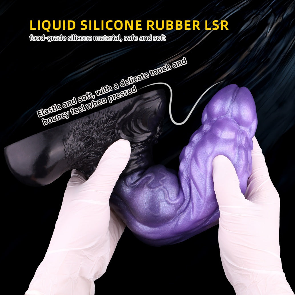 Fantasy Dragon Dildo with Knot – Dual-Layer Silicone Creature Cock for G-Spot Expansion & Locking