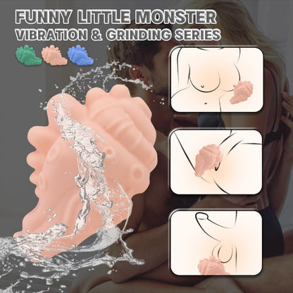 Snaily Navigator: Fantasy Snail Grinder Sex Toy – Vibrating Strapon Pad for Intense Clitoral Stimulation