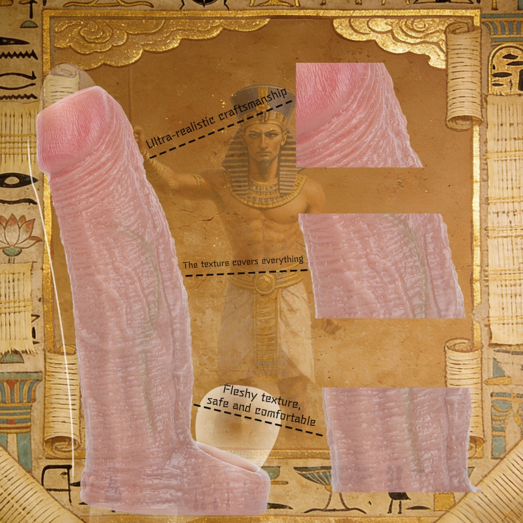 Fleischige Silikon-Penis-Manschette mit Sperrring – Realistische Ader-Textur Tragbares Sexspielzeug für Männer