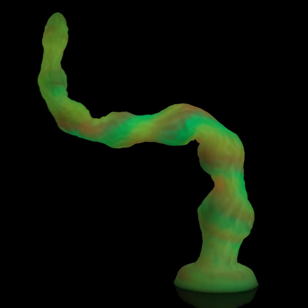 Luminous Silicone Tentacle Long Anal Dildo - Deep G-Spot & Vaginal Expansion Fetish Sex Toys for Women