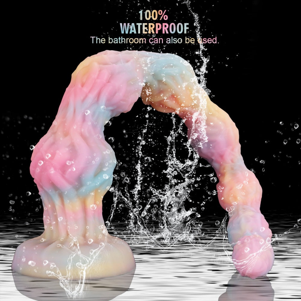 Luminous Silicone Tentacle Long Anal Dildo - Deep G-Spot & Vaginal Expansion Fetish Sex Toys for Women