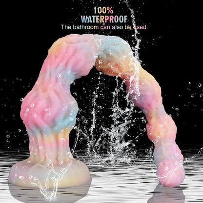 Luminous Silicone Tentacle Long Anal Dildo - Deep G-Spot & Vaginal Expansion Fetish Sex Toys for Women