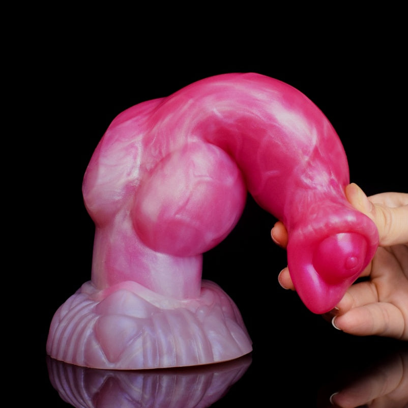 Fantasy Silicone Canine Dog Blowjob – G-Punkt-Aufpump-Lusttool für extreme Stimulation