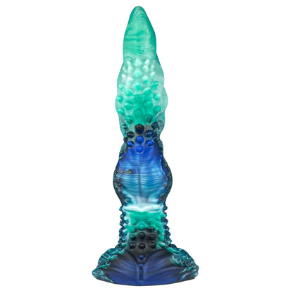 Stimulateur extraterrestre texturé en silicone en forme de nœud monstrueux pour massage orgasmique et jeux vaginaux