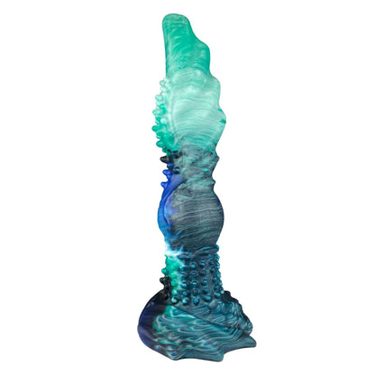 Stimulateur extraterrestre texturé en silicone en forme de nœud monstrueux pour massage orgasmique et jeux vaginaux