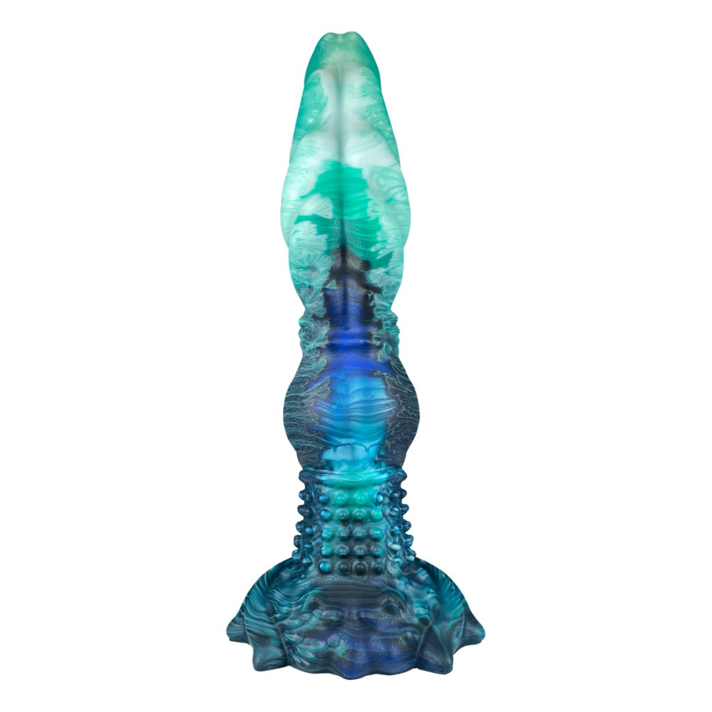Stimulateur extraterrestre texturé en silicone en forme de nœud monstrueux pour massage orgasmique et jeux vaginaux
