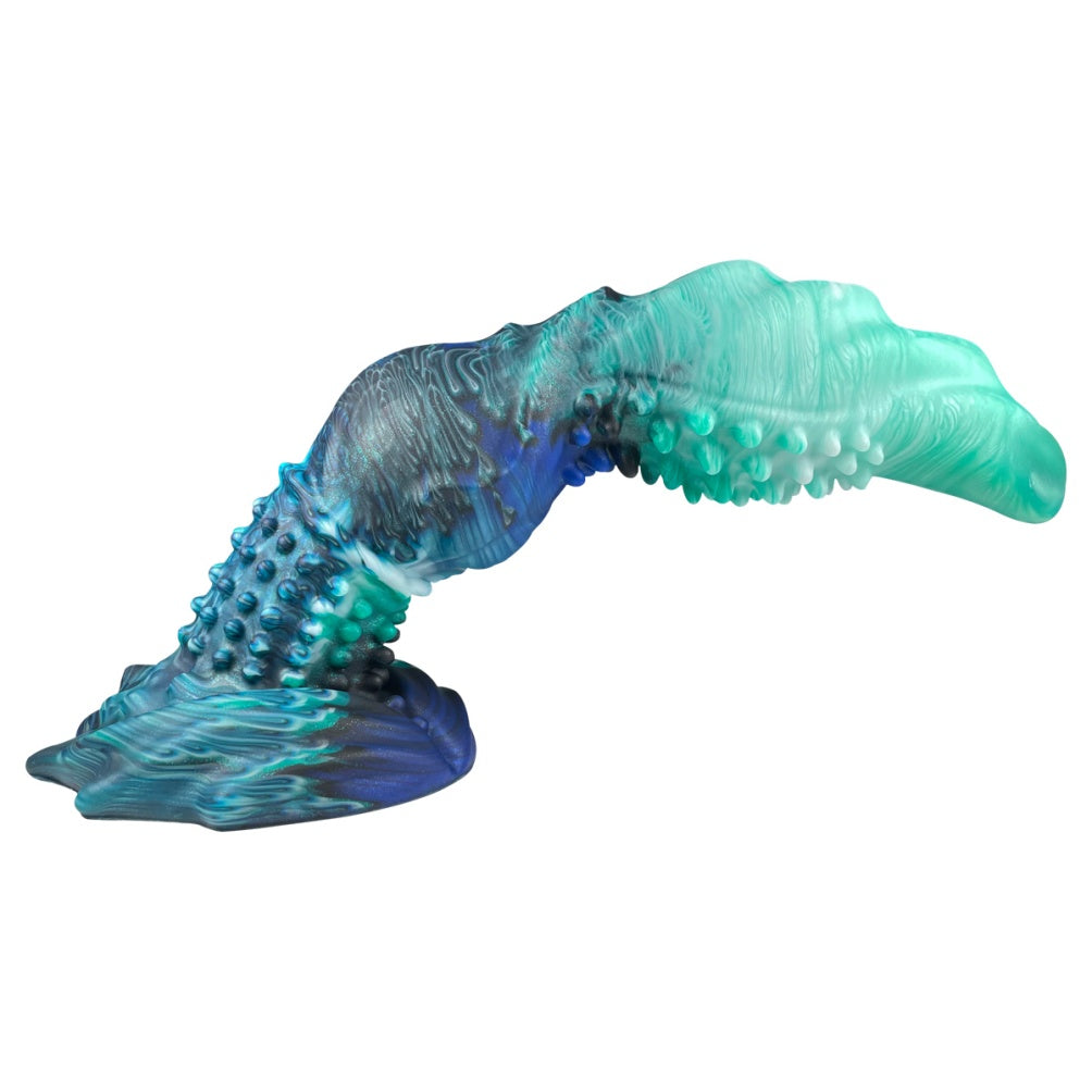 Stimulateur extraterrestre texturé en silicone en forme de nœud monstrueux pour massage orgasmique et jeux vaginaux