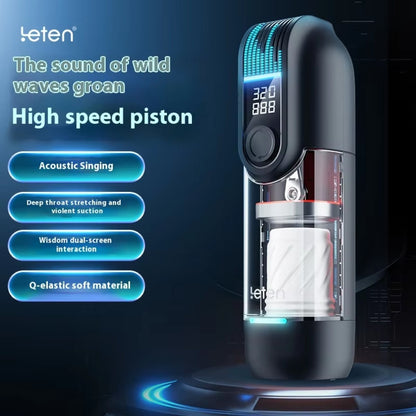 Vibrating Stimulation Penis Massage Blowjobs Cup - Male Thrusting Masturbation Silicone Toy