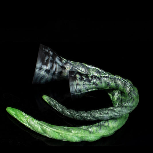 Fantasy Tentakel Silikon Butt Plug Alien Dildo – Extra langes Anal Sexspielzeug für Mann &amp; Frau