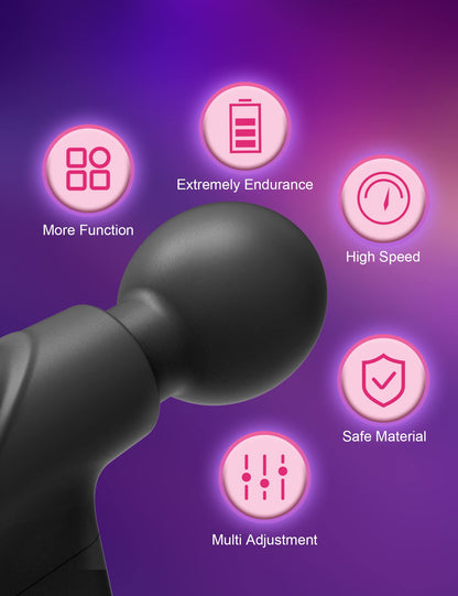 Massagepistole Magic Wand Vibrator Leistungsstarker Nippel-Klit-Stim Domlust Massagepistole Magic Wand Vibrator Leistungsstarker Nippel-Klit-Stim Domlust
