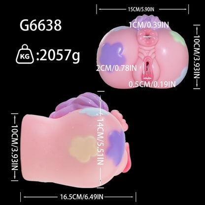 Fantasy Pferde-Torso Sexpuppe – Dual-Channel Alien Pussy Pocket Pussy | Mini-Sexpuppe aus Platin-Silikon