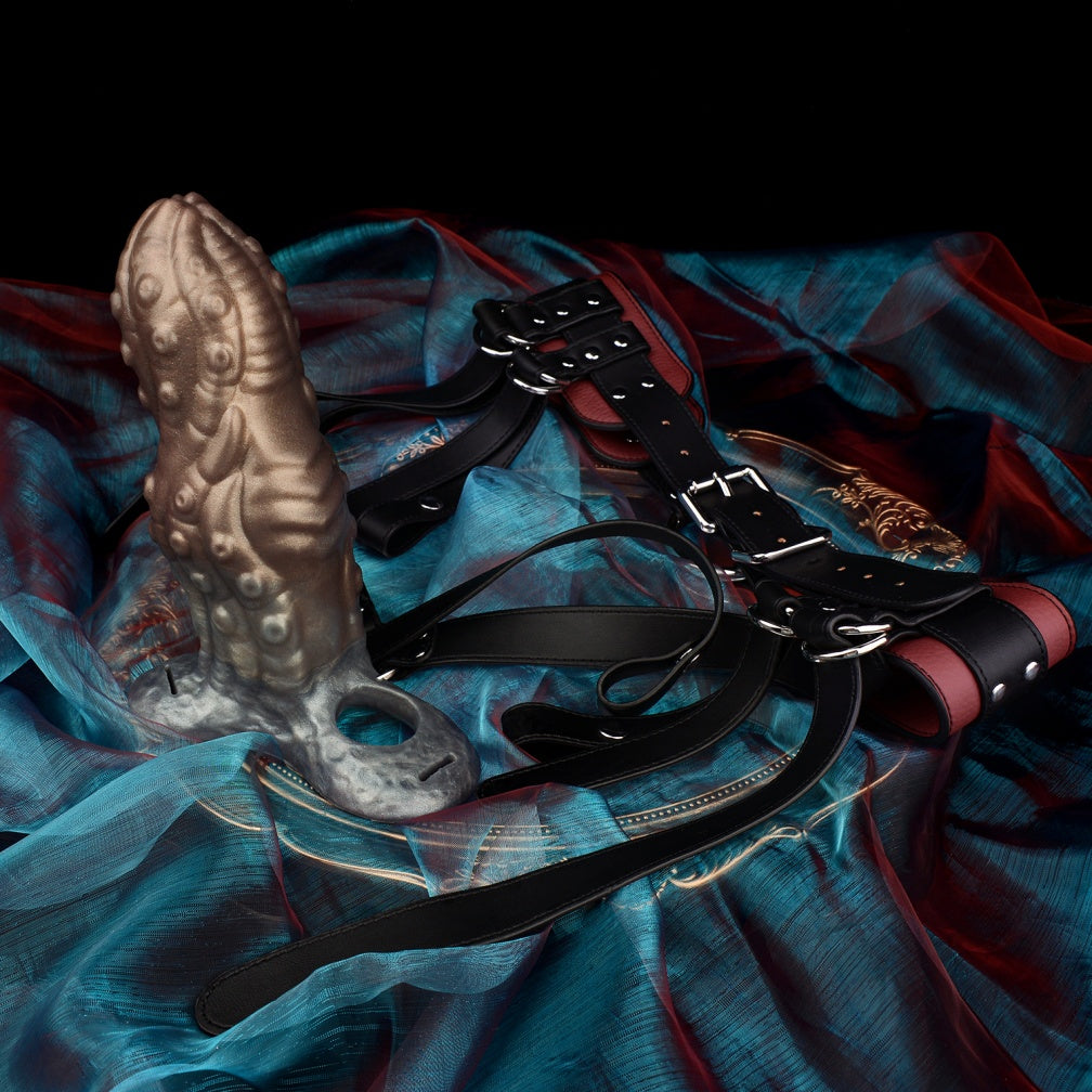 Gemini said Alien Tentacle Knot Fantasy Cock Sleeve - Wearable Silicone Penis Extender Harness for Men