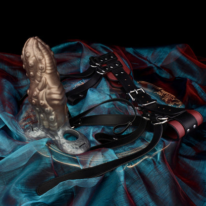 Gemini said Alien Tentacle Knot Fantasy Cock Sleeve - Wearable Silicone Penis Extender Harness for Men