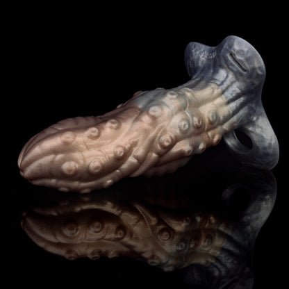 Gemini said Alien Tentacle Knot Fantasy Cock Sleeve - Wearable Silicone Penis Extender Harness for Men