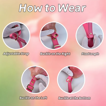 Realistic Strap-On Dildo Dual-Density Silicone Wearable Penis for Lesbian Couples & Role Play
