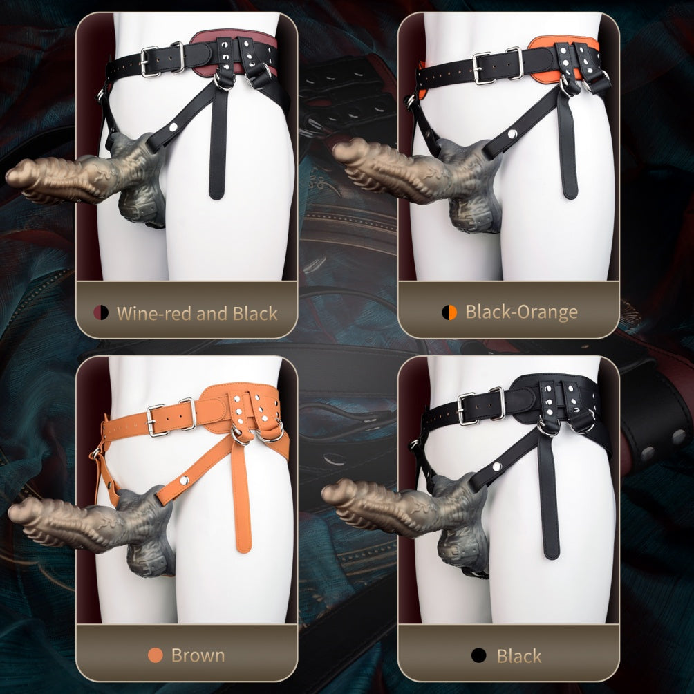 Silicone Penis Extender & Fantasy Masturbation Sleeve-Wearable Monster Knot Sex Toys for Men