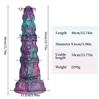 Hug Insertion Butt Plug Fantasy Horse Dildo - Female Masturbation Expansion Anal Silicone Toys
