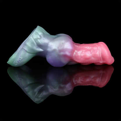 Fantasy Canine Muscle Penis Sleeve – Farbiger Penis-Extender aus Silikon für Männer